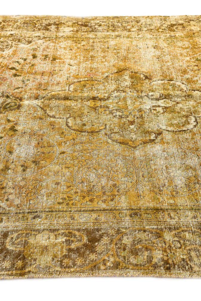 7' 8 x 11' 4 Hand Knotted Ultra Vintage Persian Wool Rug