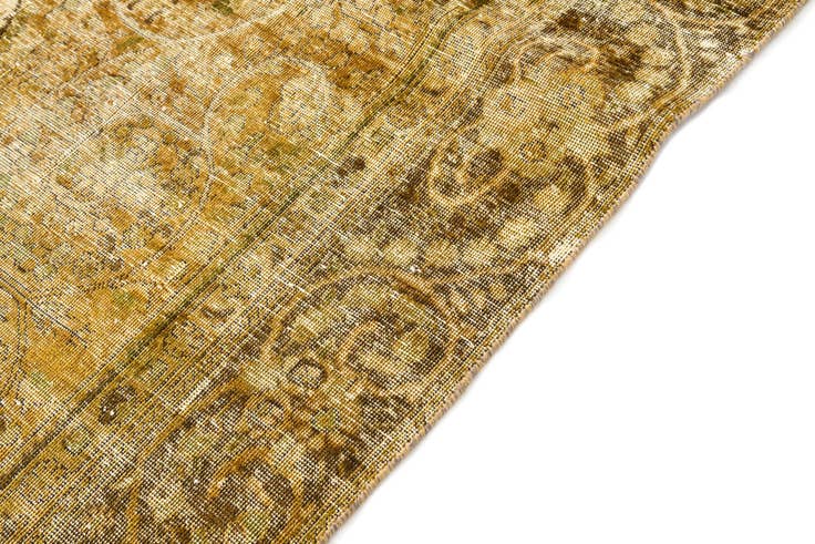 Detail image of 7' 8 x 11' 4 Hand Knotted Ultra Vintage Persian Wool Rug