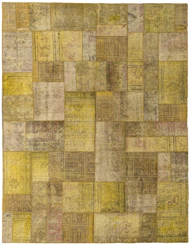 Detail image of 8' 4 x 11' 2 Hand Knotted Ultra Vintage Persian Wool Rug
