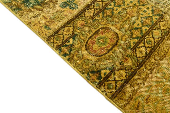 9' 2 x 10' 8 Hand Knotted Ultra Vintage Persian Wool Rug