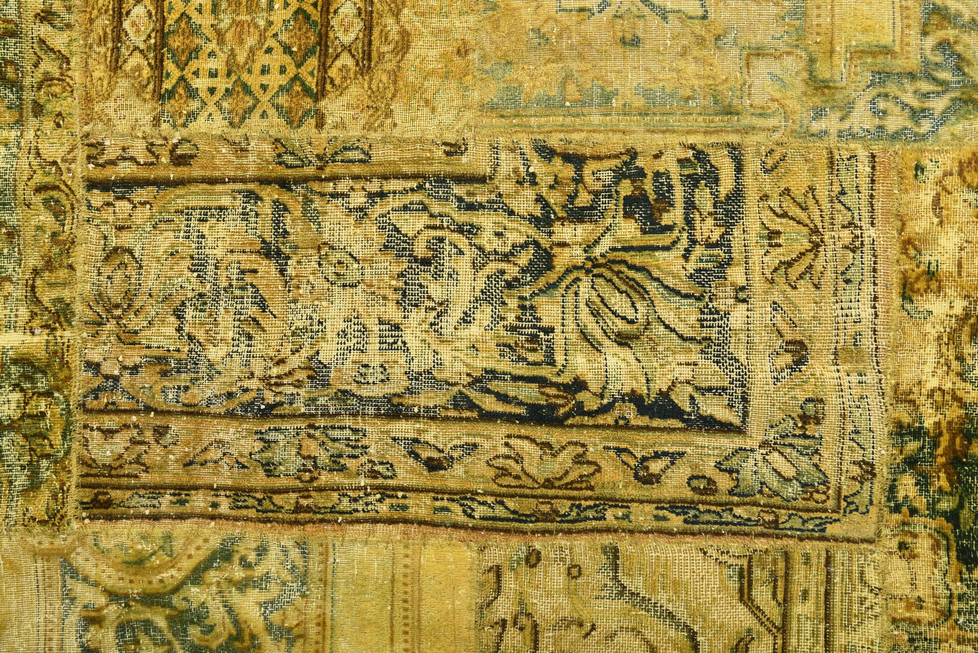 9' 2 x 10' 8 Hand Knotted Ultra Vintage Persian Wool Rug