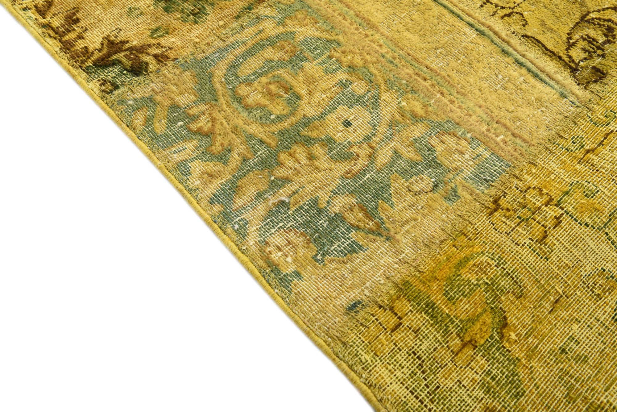 6' 8 x 10' 1 Hand Knotted Ultra Vintage Persian Wool Rug