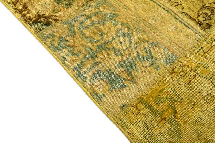 6' 8 x 10' 1 Hand Knotted Ultra Vintage Persian Wool Rug