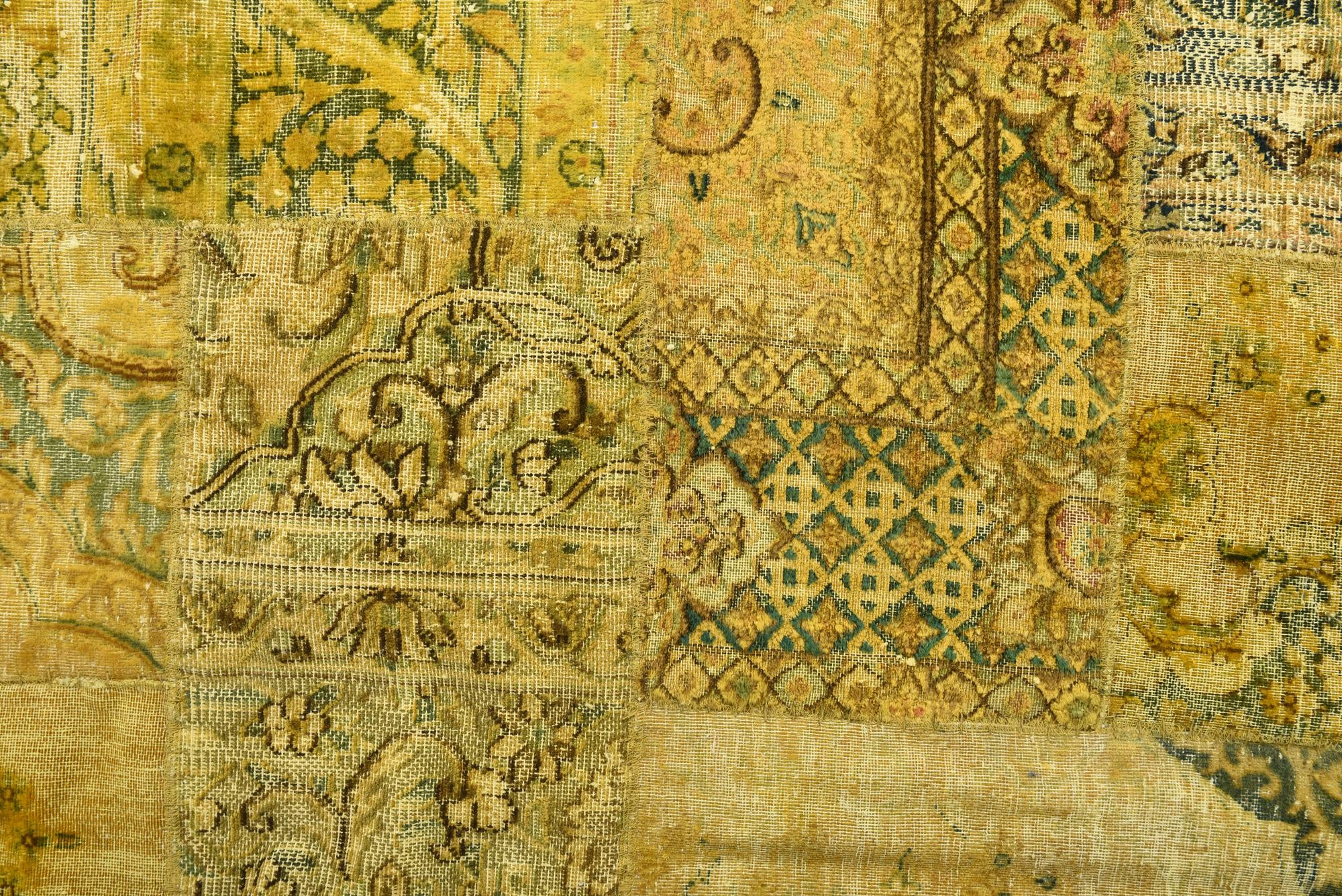 6' 8 x 10' 1 Hand Knotted Ultra Vintage Persian Wool Rug