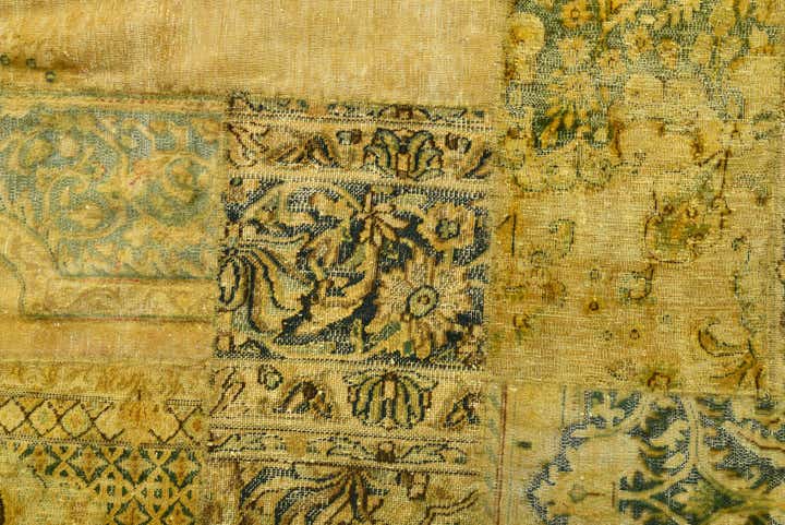 6' 10 x 10' 1 Hand Knotted Ultra Vintage Persian Wool Rug