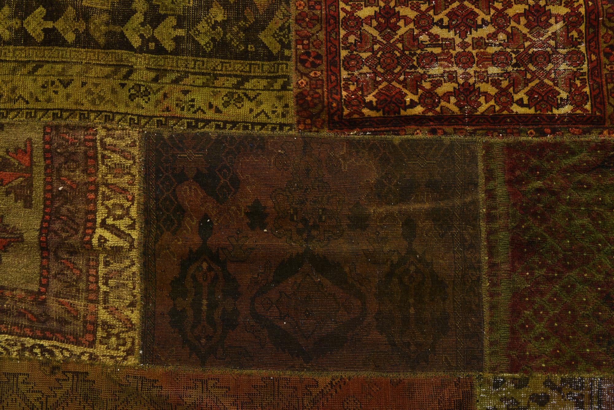 9' 11 x 13' 2 Hand Knotted Ultra Vintage Persian Wool Rug
