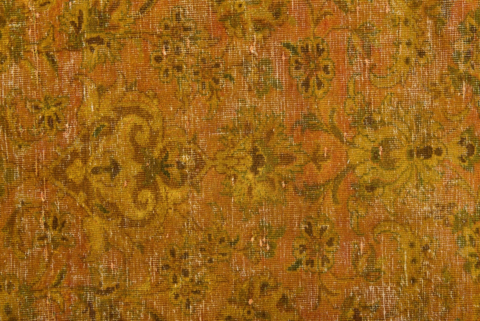 9' 9 x 12' 5 Hand Knotted Ultra Vintage Persian Wool Rug