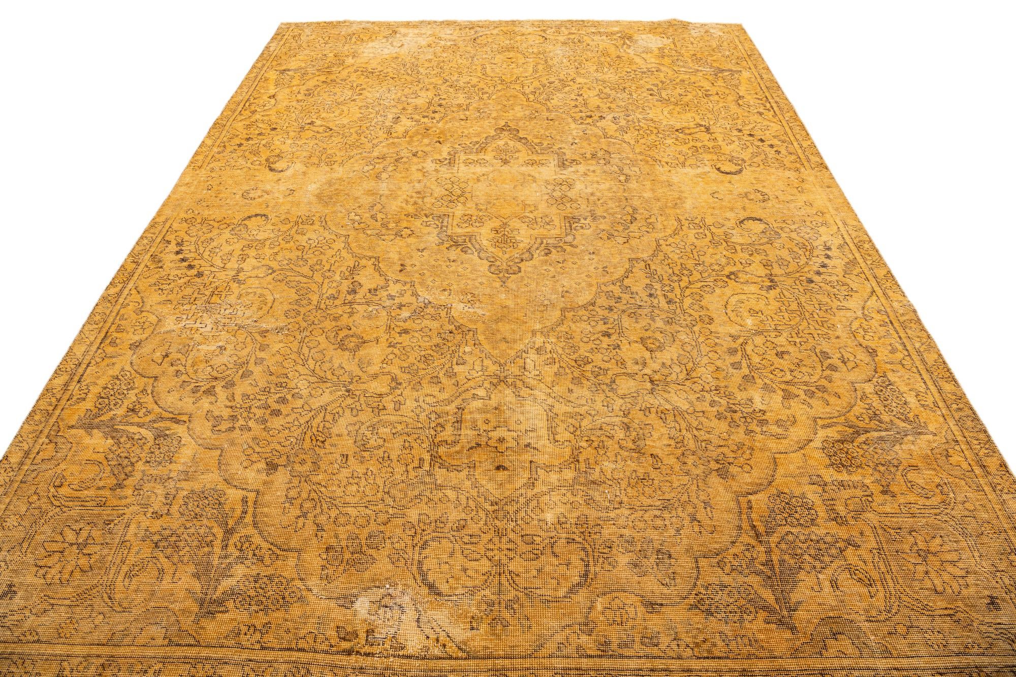 7' 8 x 10' 6 Hand Knotted Ultra Vintage Persian Wool Rug