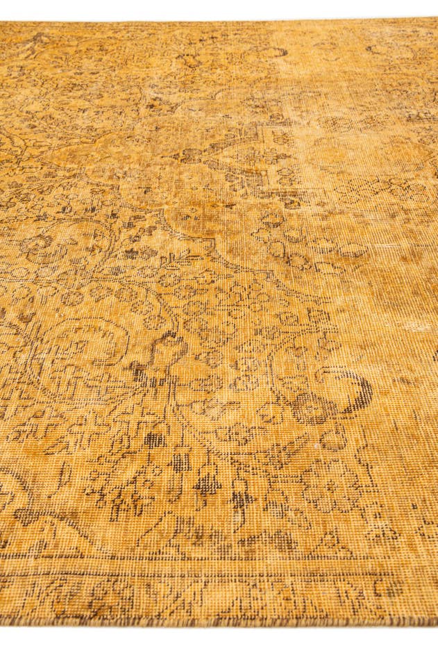 Detail image of 7' 8 x 10' 6 Hand Knotted Ultra Vintage Persian Wool Rug