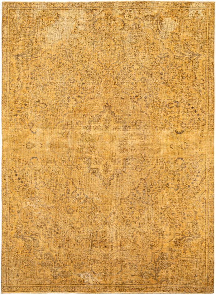Detail image of 7' 8 x 10' 6 Hand Knotted Ultra Vintage Persian Wool Rug