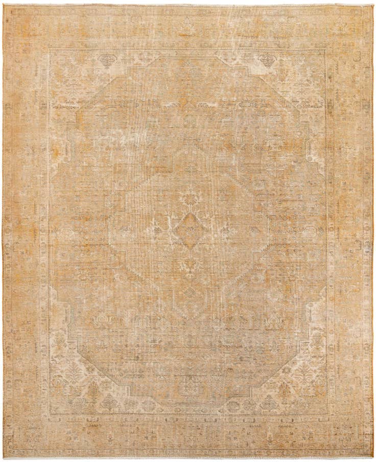 Detail image of 10' x 12' 2 Hand Knotted Ultra Vintage Persian Wool Rug