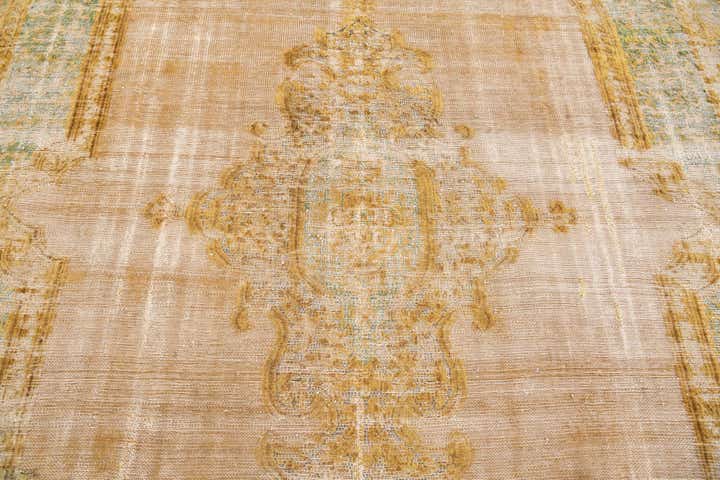 9' 9 x 12' 3 Hand Knotted Ultra Vintage Persian Wool Rug