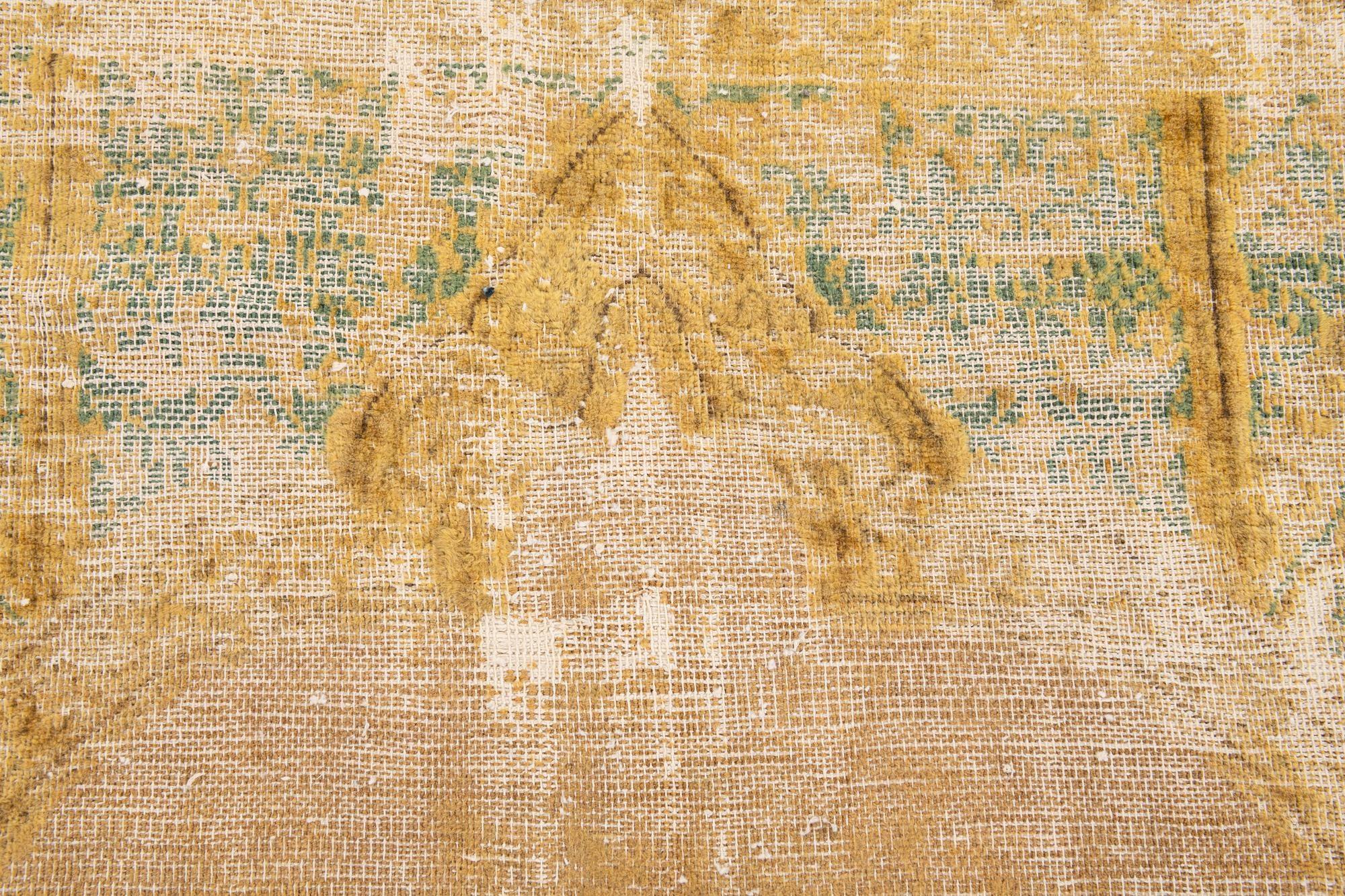 9' 9 x 12' 3 Hand Knotted Ultra Vintage Persian Wool Rug