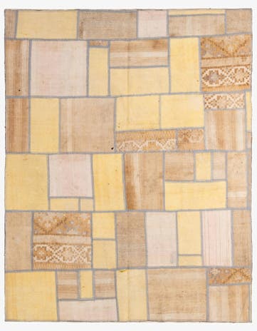 6' 8 x 8' 5 Hand Knotted Ultra Vintage Persian Wool Rug