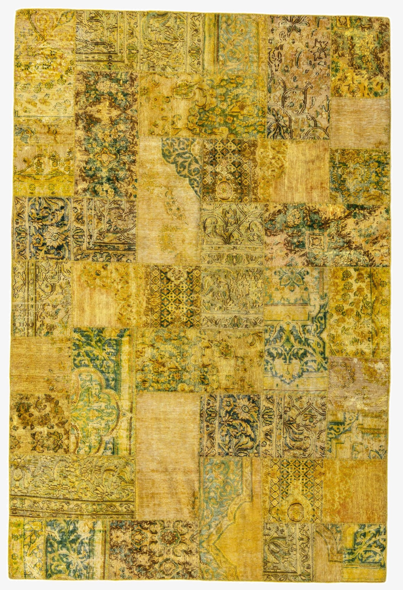 6' 10 x 10' 1  Hand Knotted Ultra Vintage Persian Wool Rug