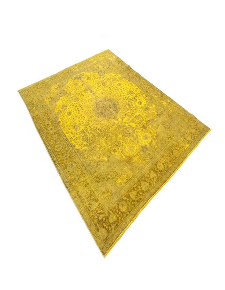 Detail image of 10' x 12' 6 Hand Knotted Vintage Royal Persian Wool Rug