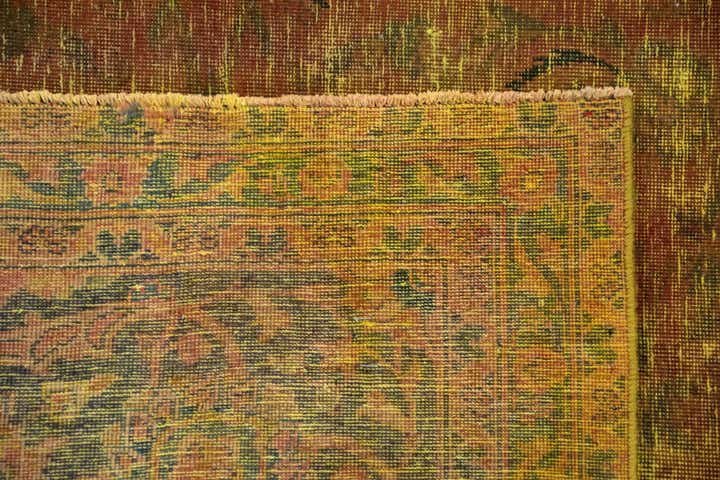 9' 9 x 13' 1 Hand Knotted Vintage Royal Persian Wool Rug