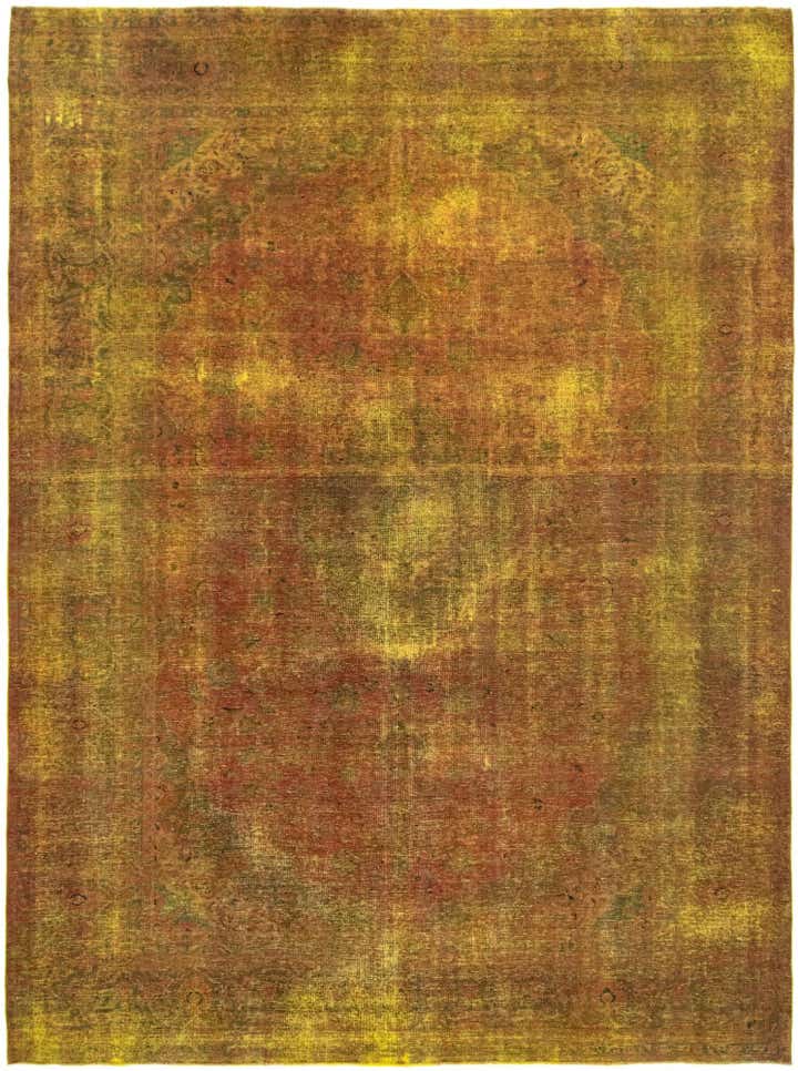 9' 9 x 13' 1 Hand Knotted Vintage Royal Persian Wool Rug