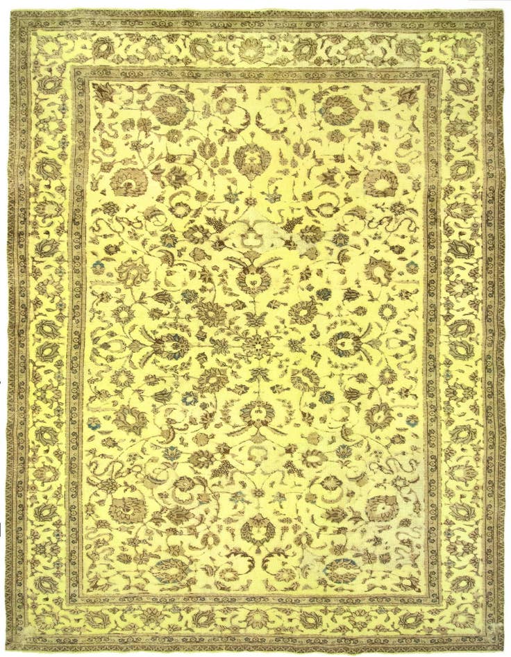Detail image of 9' 6 x 15' 9 Hand Knotted Vintage Royal Persian Wool Rug
