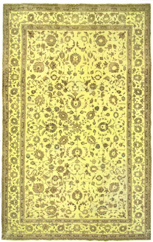 Detail image of 9' 6 x 15' 9 Hand Knotted Vintage Royal Persian Wool Rug