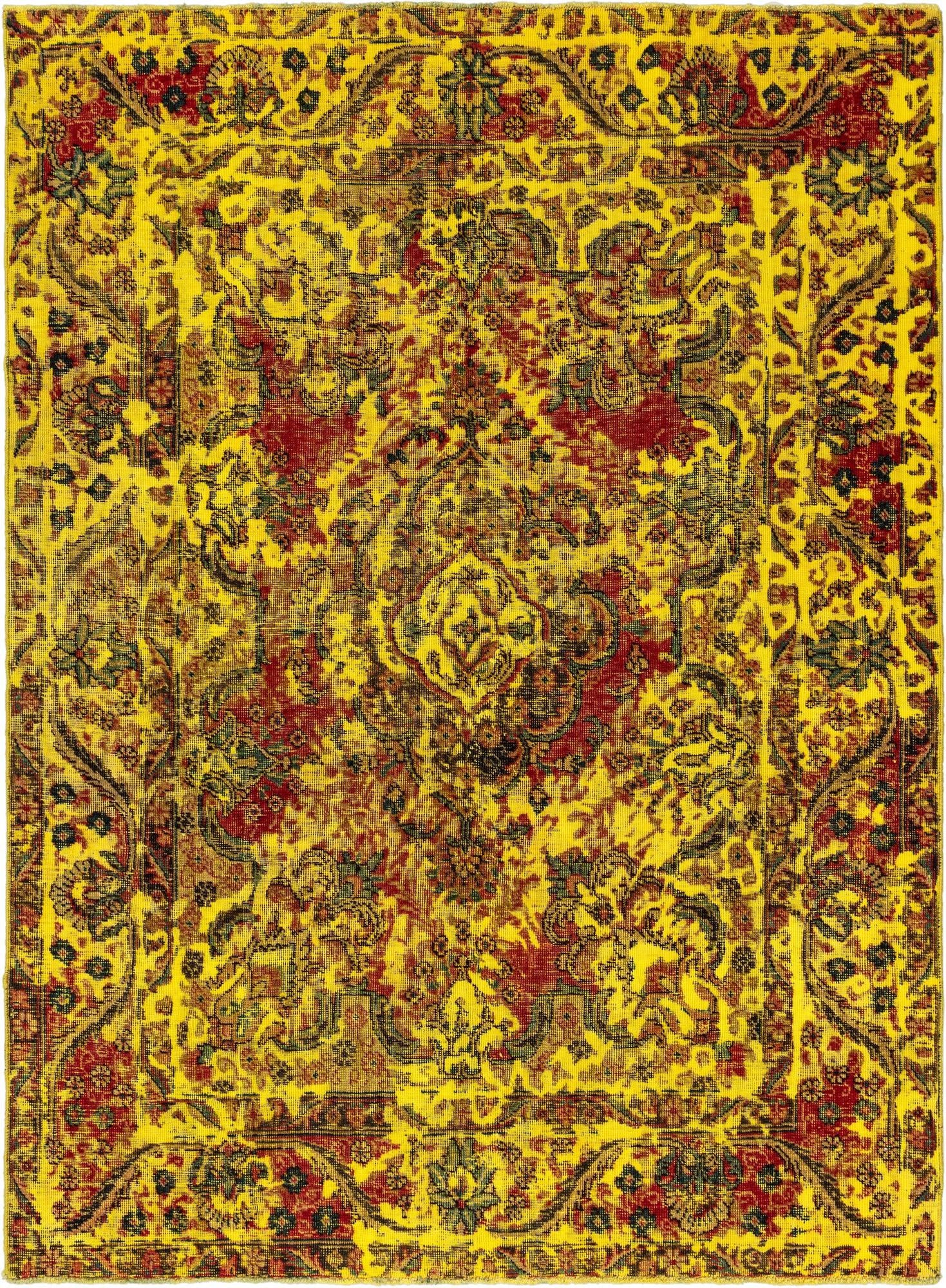 4' 6 x 6' 2 Vintage Royal Wool Rug