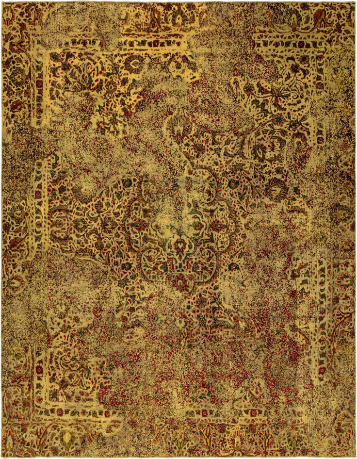 Detail image of 9' 1 x 10' 1 Vintage Royal Wool Rug