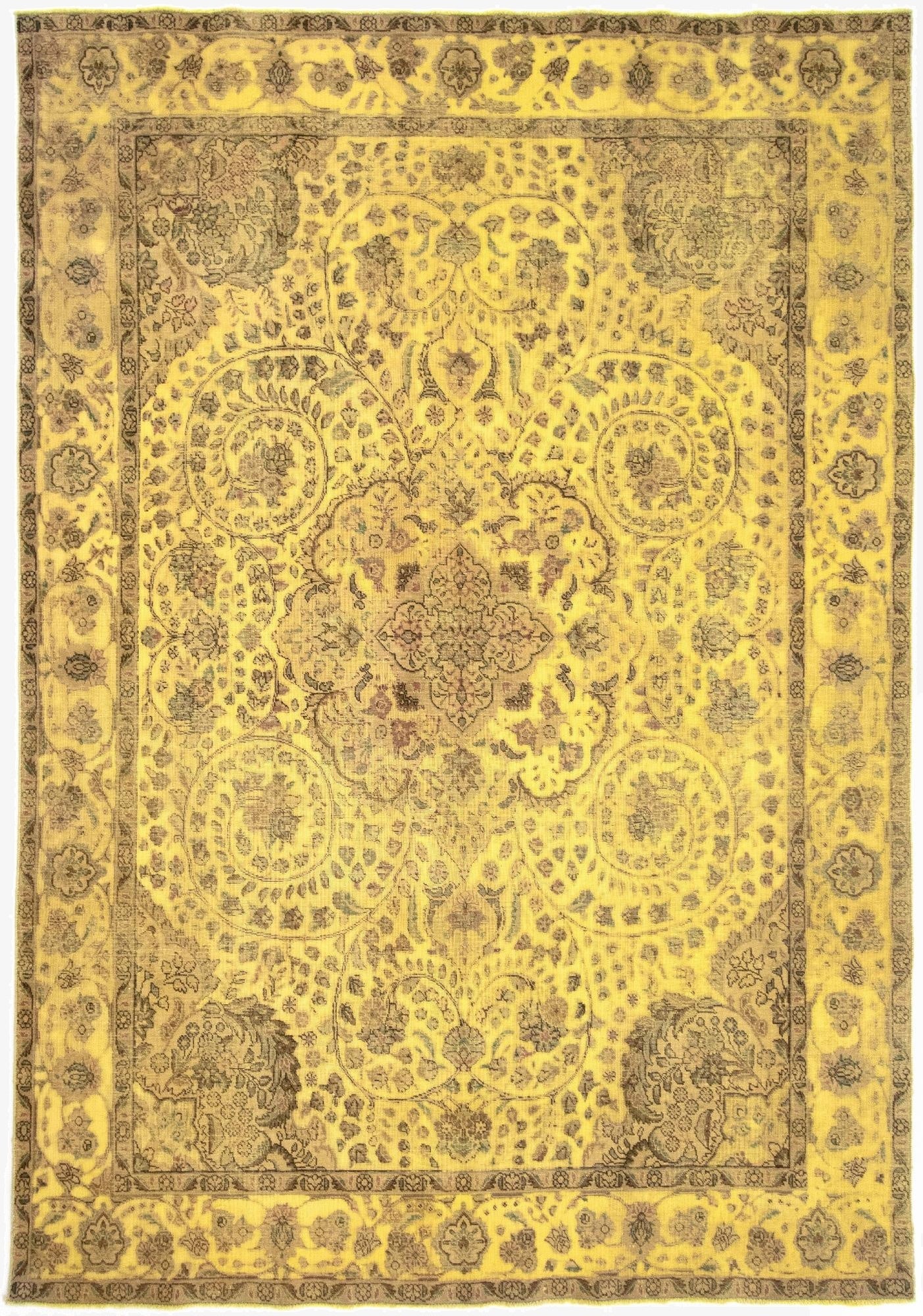 7' 9 x 11' 7  Hand Knotted Vintage Royal Persian Wool Rug