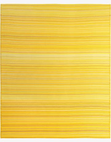 Yellow Easy-Clean Vista Breeze Indoor / Outdoor Rug