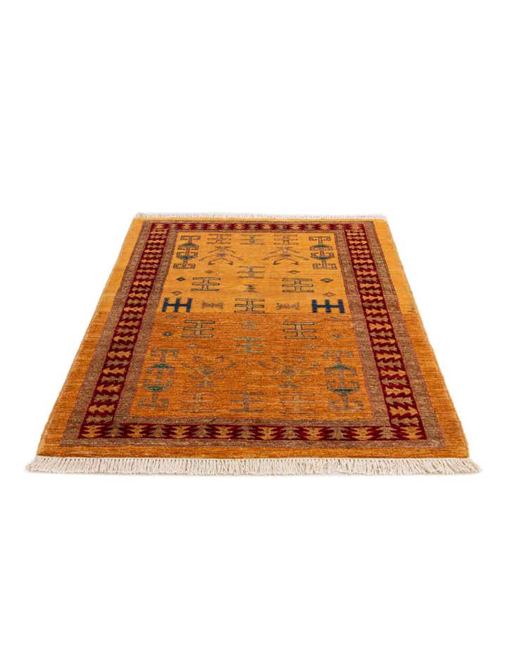 3' 5 x 4' 10 Hand Knotted Ziegler Wool Rug