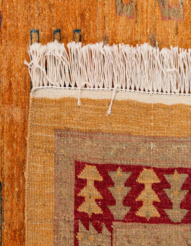 Detail image of 3' 5 x 4' 10  Hand Knotted Ziegler Wool Rug