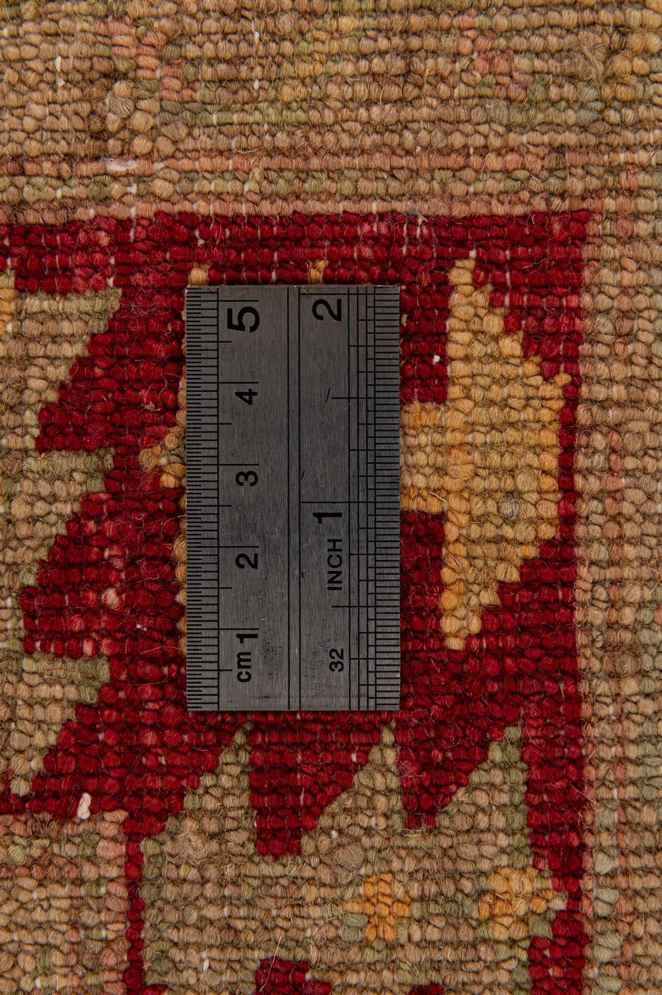 3' 5 x 4' 10 Hand Knotted Ziegler Wool Rug