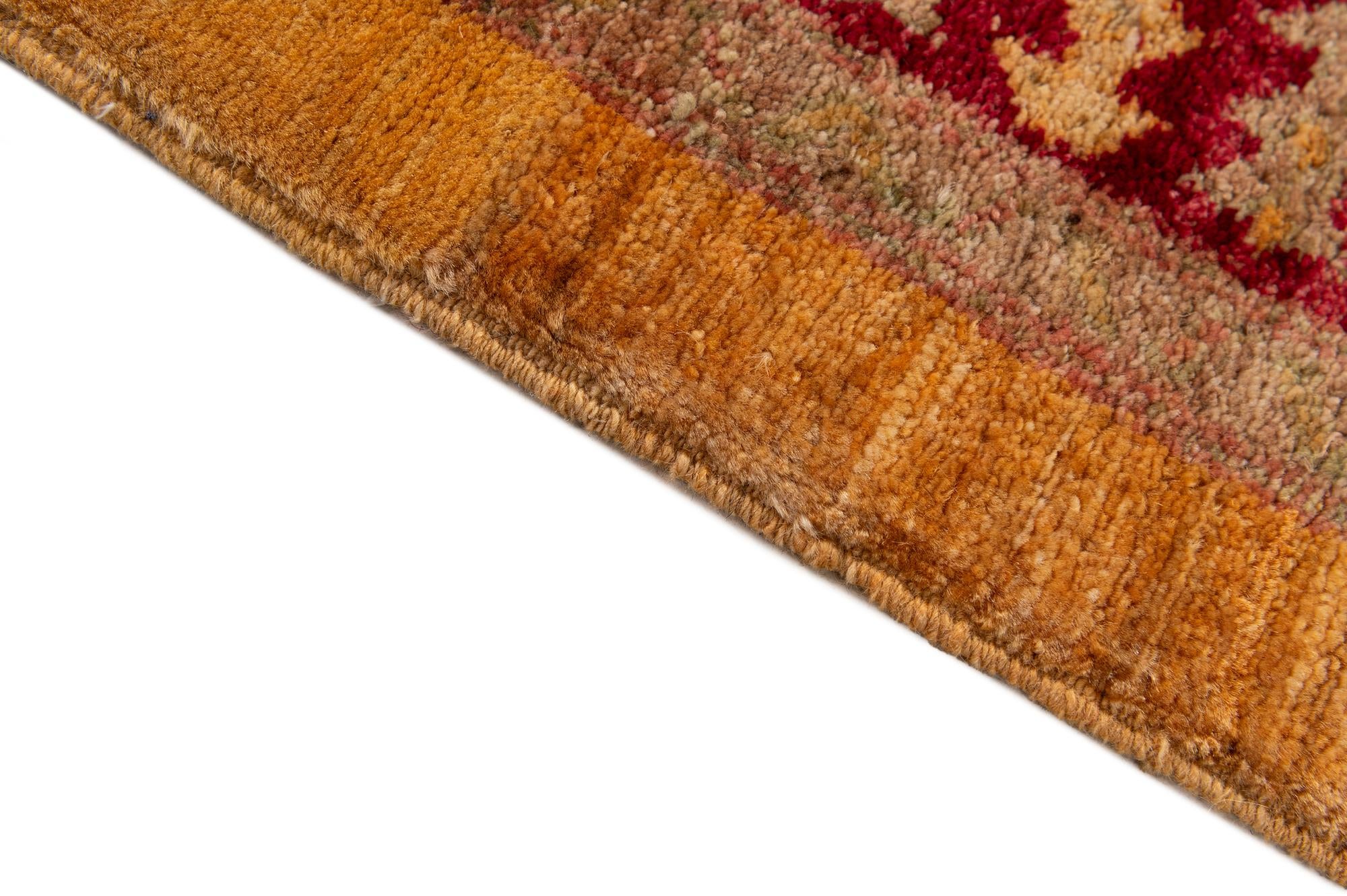 3' 5 x 4' 10 Hand Knotted Ziegler Wool Rug
