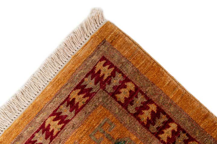 3' 5 x 4' 10 Hand Knotted Ziegler Wool Rug