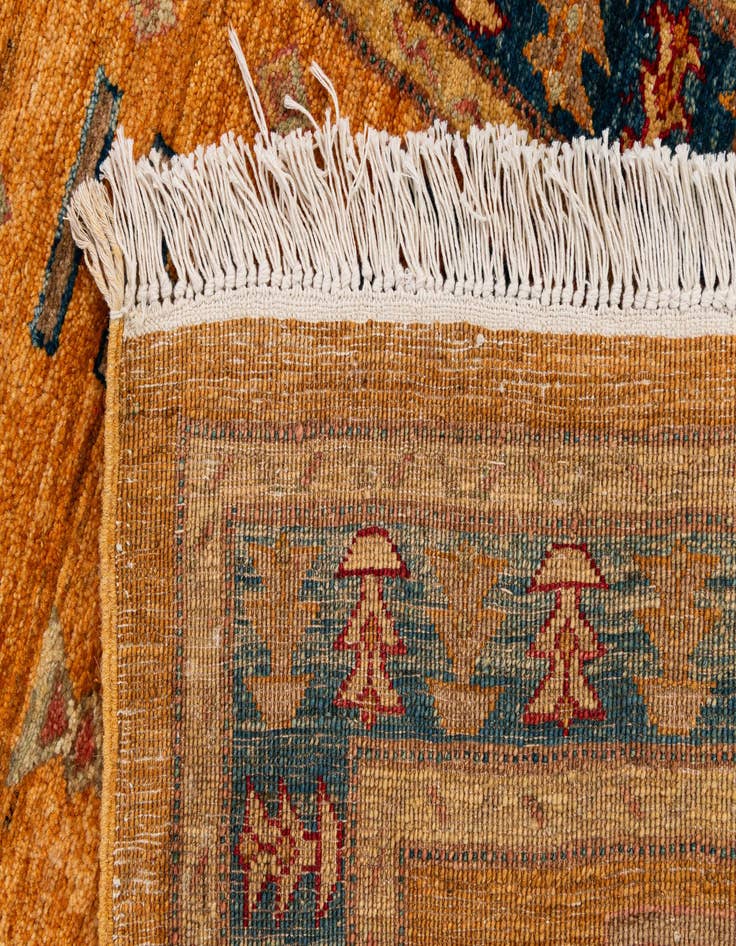 Detail image of 3' 2 x 5' 7  Hand Knotted Ziegler Wool Rug