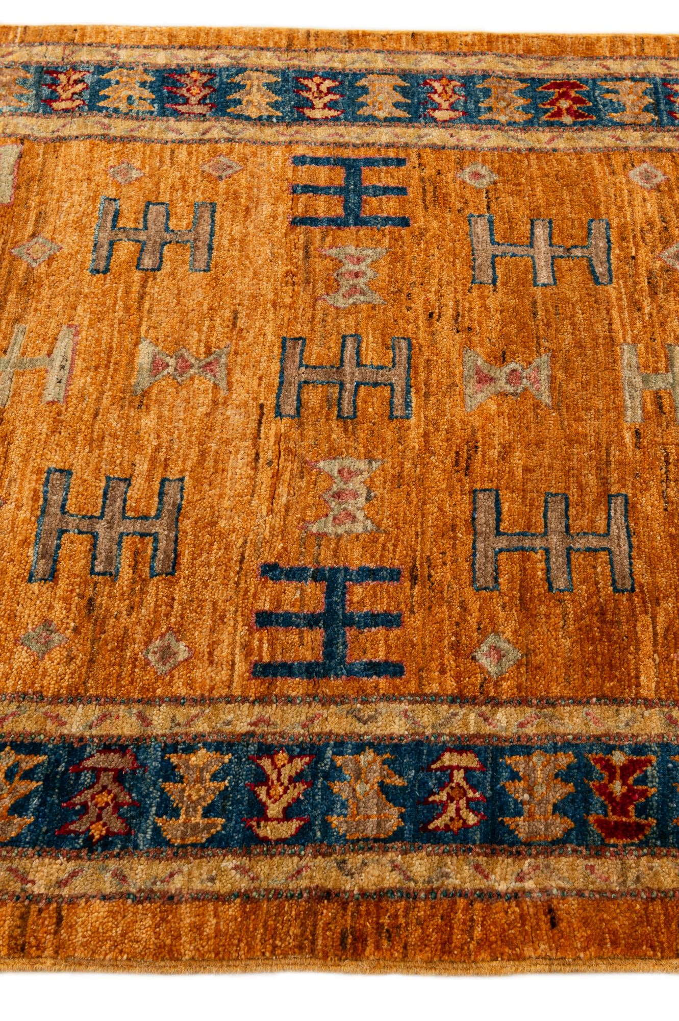 3' 2 x 5' 7 Hand Knotted Ziegler Wool Rug