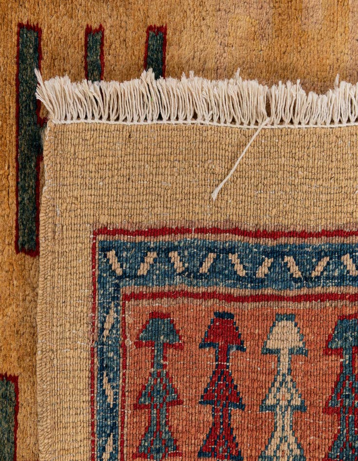 Detail image of 3' 5 x 5' 6  Hand Knotted Ziegler Wool Rug