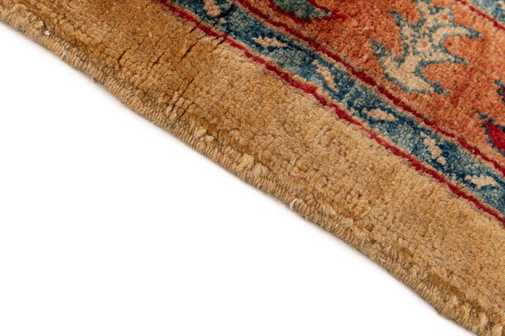 Detail image of 3' 5 x 5' 6 Hand Knotted Ziegler Wool Rug