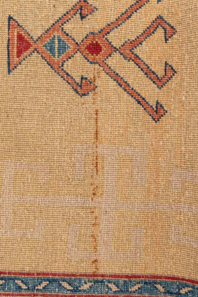 3' 5 x 5' 6 Hand Knotted Ziegler Wool Rug