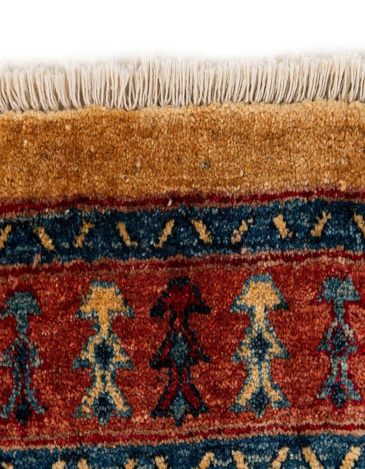Detail image of 3' 5 x 4' 10  Hand Knotted Ziegler Wool Rug
