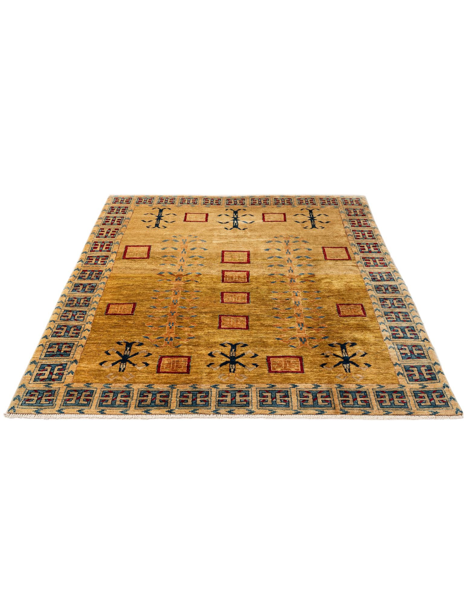 6' 5 x 7' 4 Hand Knotted Ziegler Wool Rug