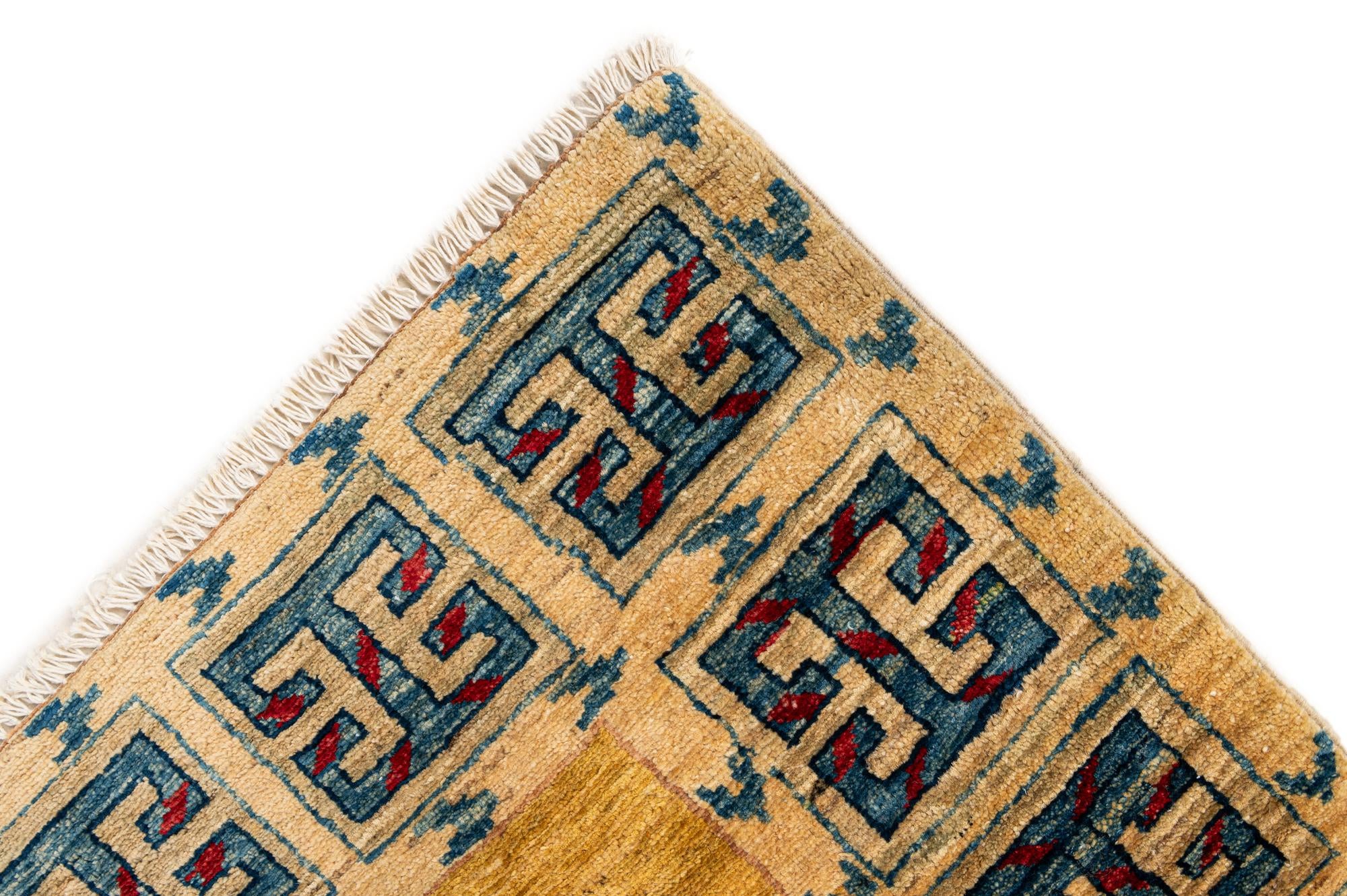 6' 5 x 7' 4 Hand Knotted Ziegler Wool Rug