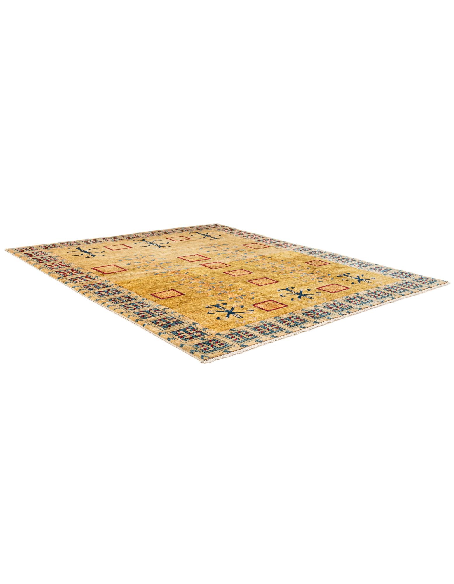 6' 5 x 7' 4 Hand Knotted Ziegler Wool Rug