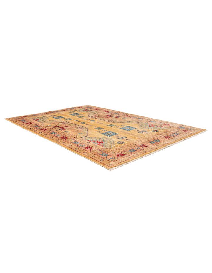5' 1 x 7' 4 Hand Knotted Ziegler Wool Rug