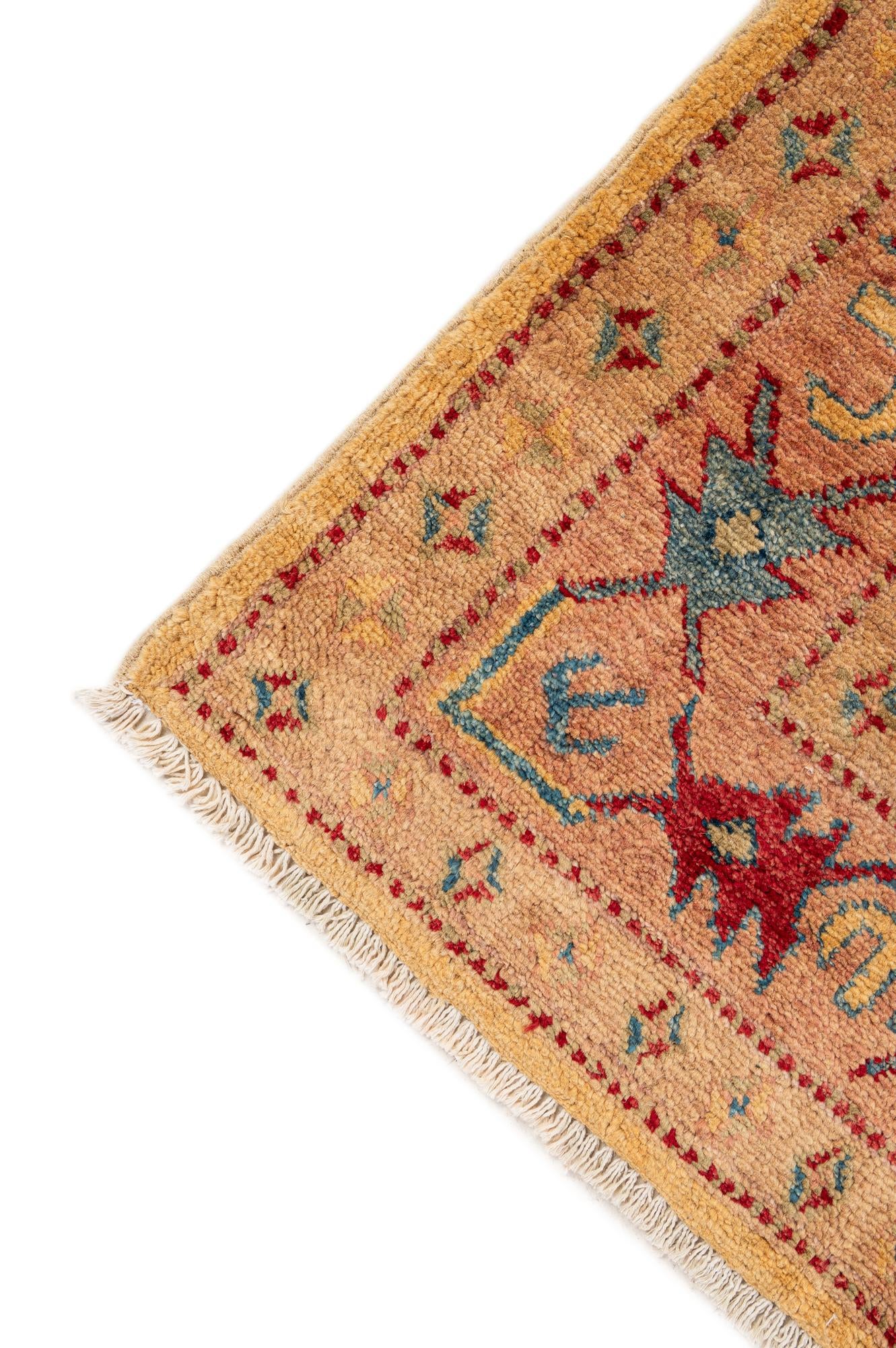 5' 1 x 7' 4 Hand Knotted Ziegler Wool Rug