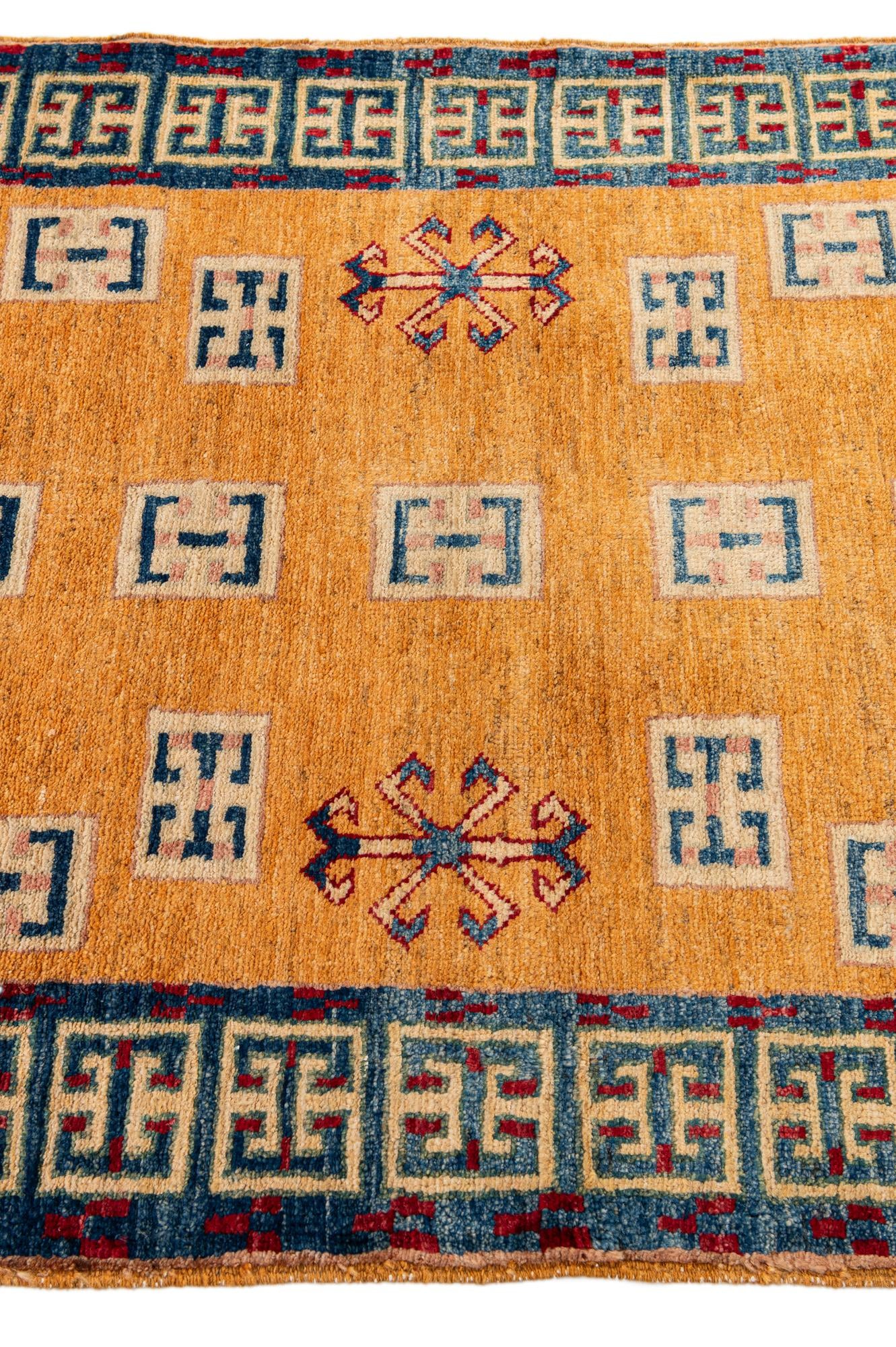 2' 8 x 4' 1 Hand Knotted Ziegler Wool Rug