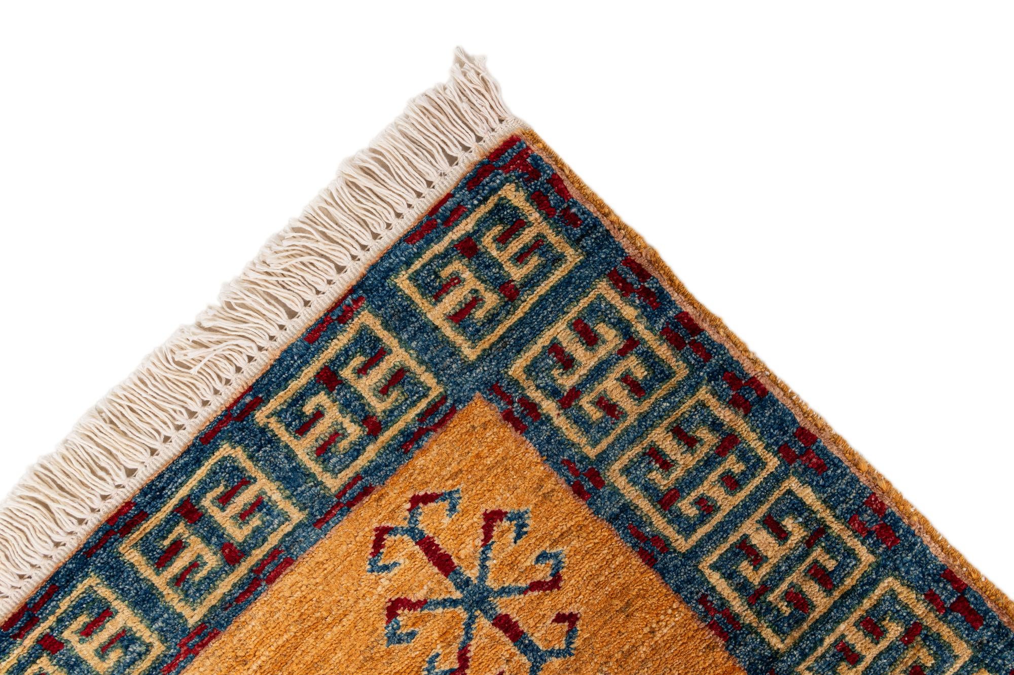 2' 8 x 4' 1 Hand Knotted Ziegler Wool Rug