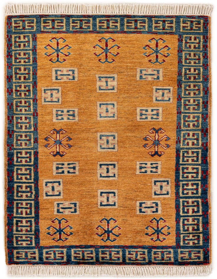 Detail image of 2' 8 x 4' 1 Hand Knotted Ziegler Wool Rug