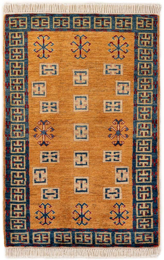 2' 8 x 4' 1 Hand Knotted Ziegler Wool Rug