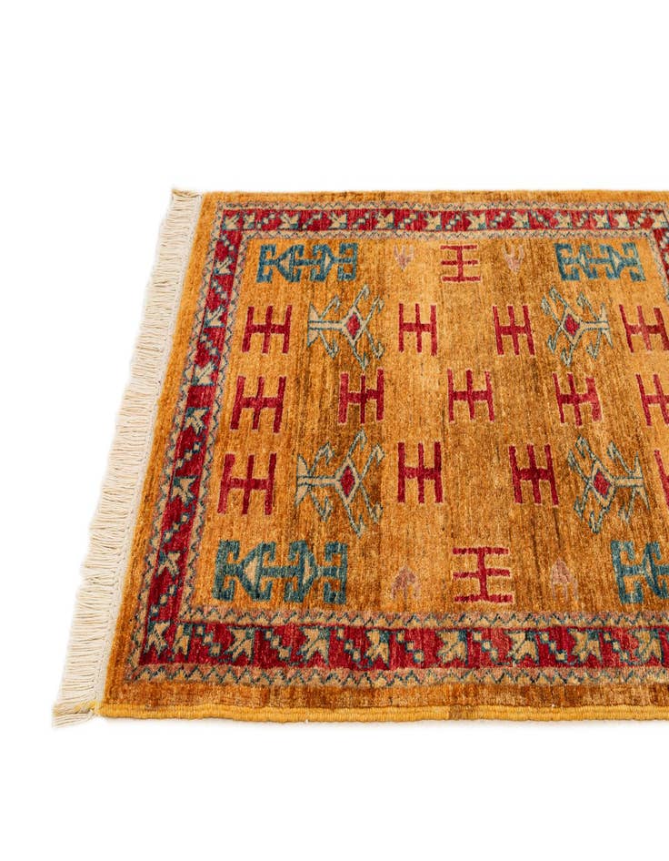 Detail image of 2' 5 x 3'  Hand Knotted Ziegler Wool Rug