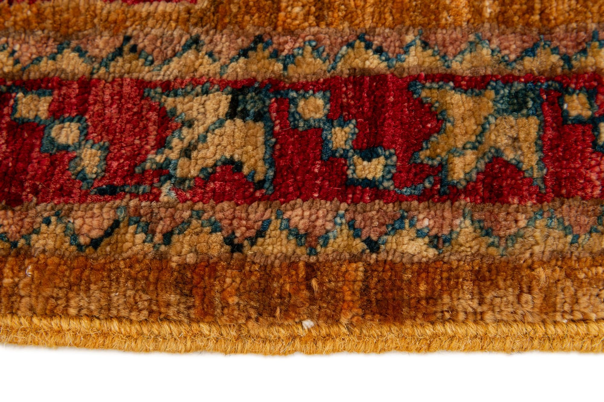 2' 5 x 3' Hand Knotted Ziegler Wool Rug